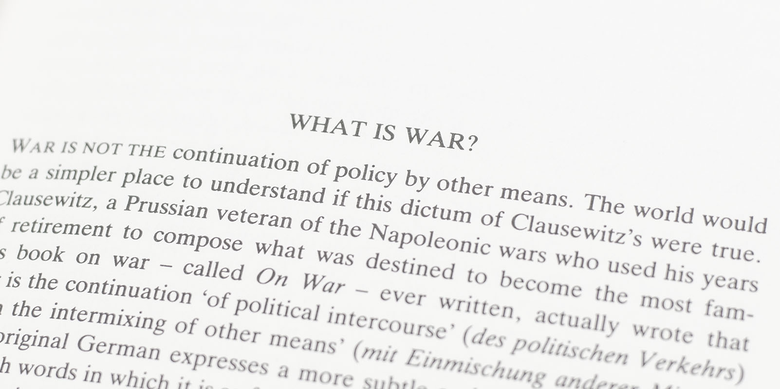 A History of Warfare.