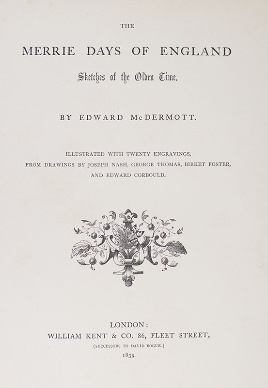 Merrie Days of England. Sketches of the Olden Time.