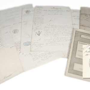 Napoleon Bonaparte Autographed Military Commission and Document Collection.
