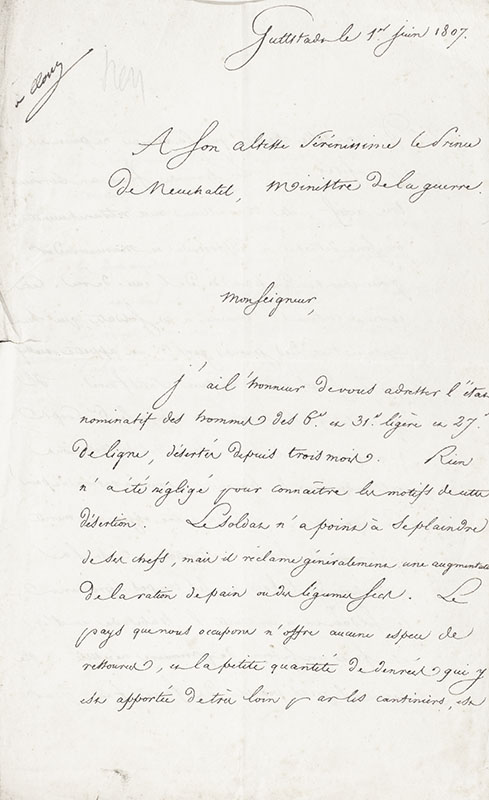 Napoleon Bonaparte Autograph Military Commission and Document Collection.