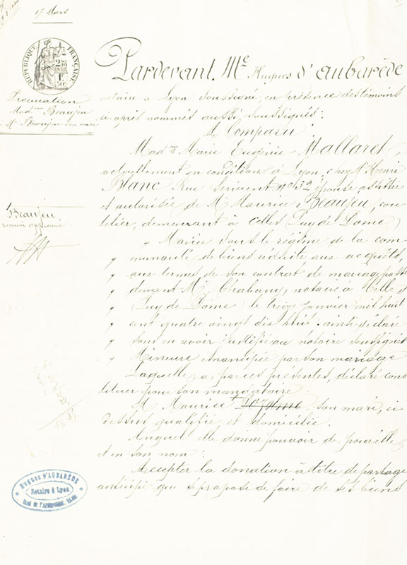 Napoleon Bonaparte Autograph Military Commission and Document Collection.
