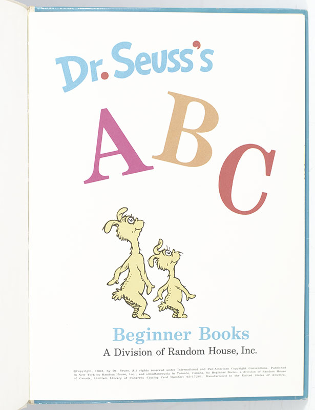 Dr. Seuss's ABC.