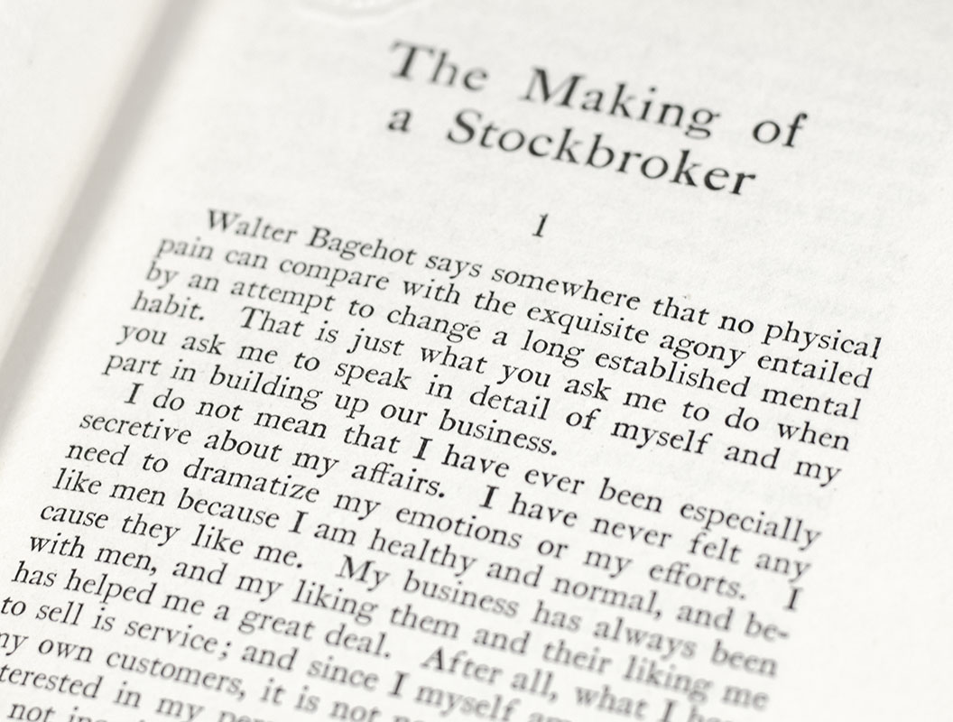 The Making of a Stockbroker.
