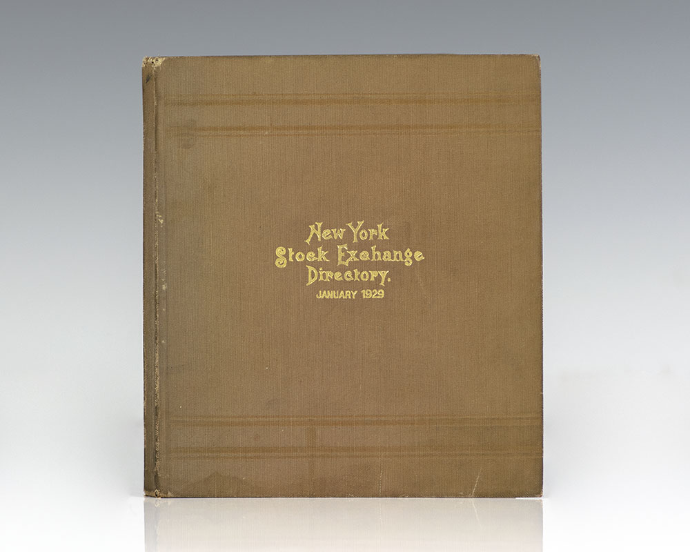 New York Stock Exchange Directory 1950.