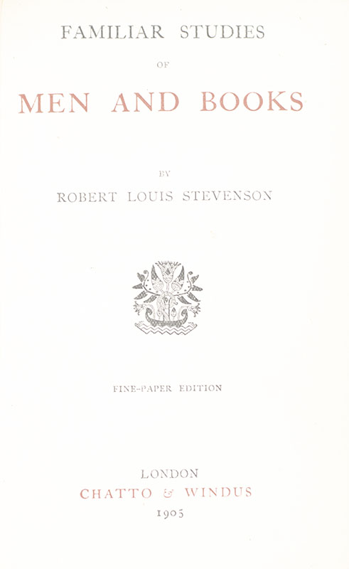 Familiar Studies of Men and Books.