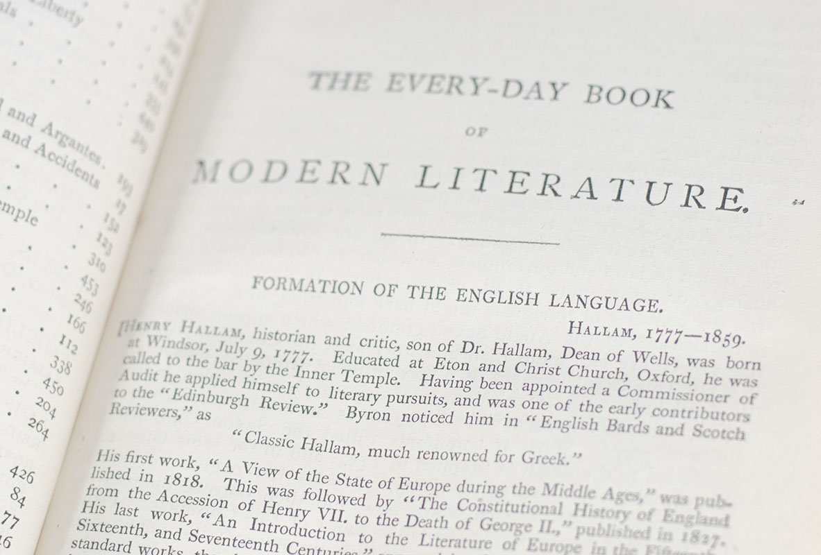 The Every-Day Book of Modern Literature. A Series of Short Readings From The Best Authors.