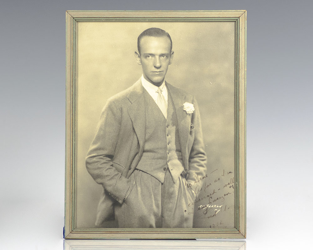 Fred Astaire Photograph Inscribed to Gene Sarazen.