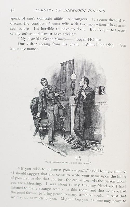 The Adventures of Sherlock Holmes With: The Memoirs of Sherlock Holmes.