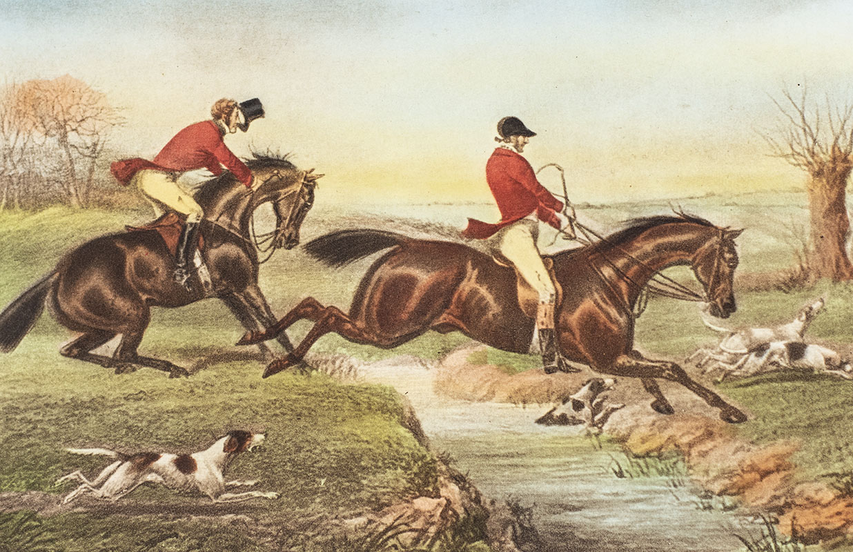 Hell For Leather! The Epwell Hunt. The Melton Hunt. Howell Wood.