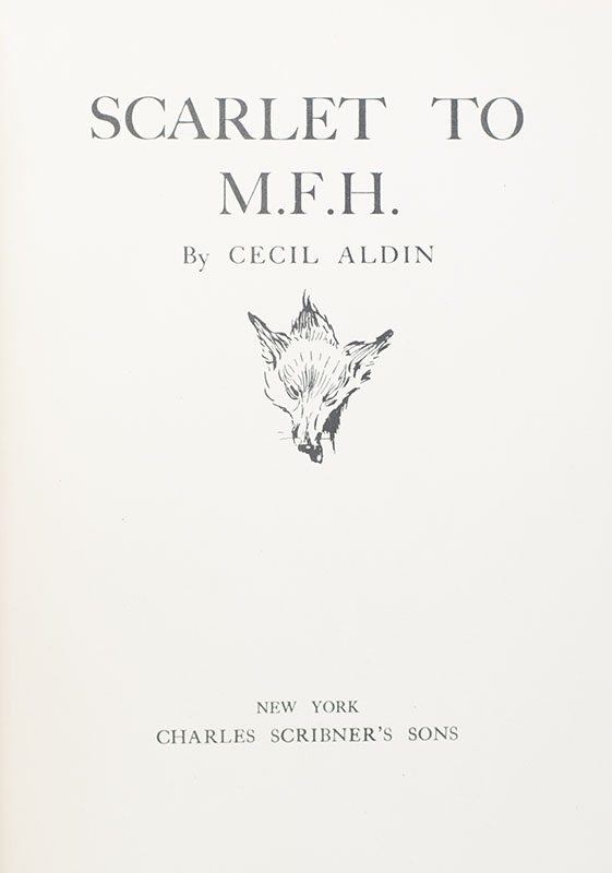 Scarlet To M.F.H.