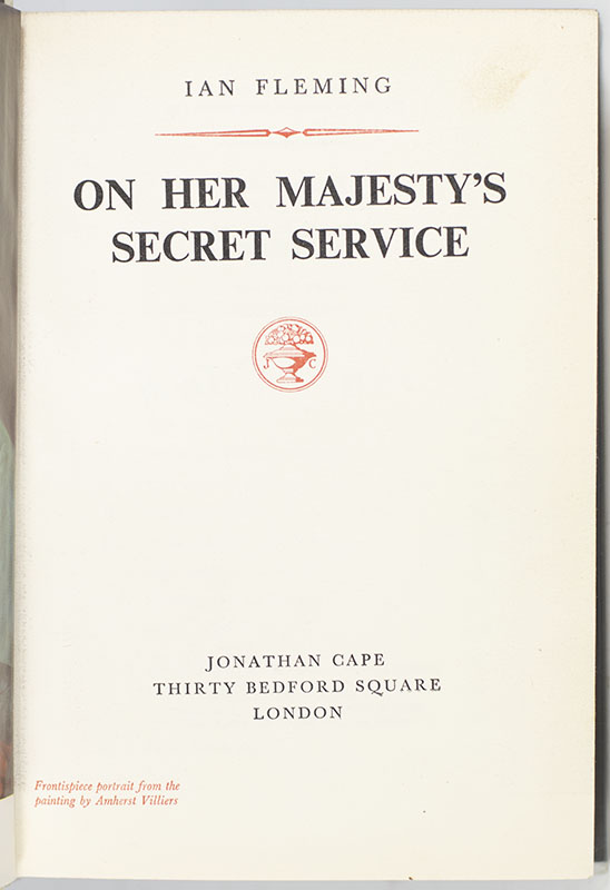 On Her Majesty's Secret Service.