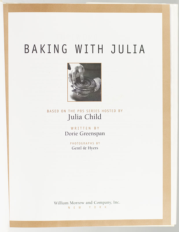 Baking With Julia.