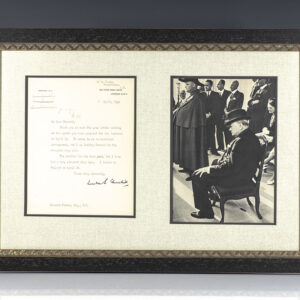 Winston S. Churchill Autograph Letter Signed.