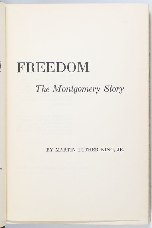 Stride Toward Freedom: The Montgomery Story.