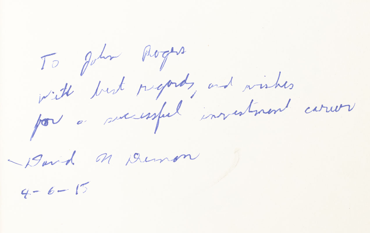 Contrarian Investment Strategies: The Next Generation.