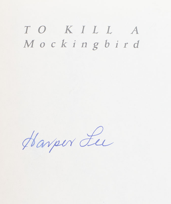 To Kill A Mockingbird.