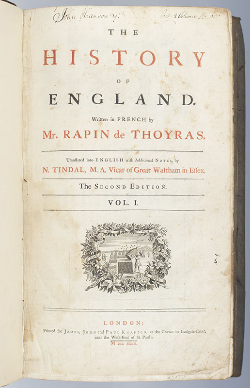 The History of England.