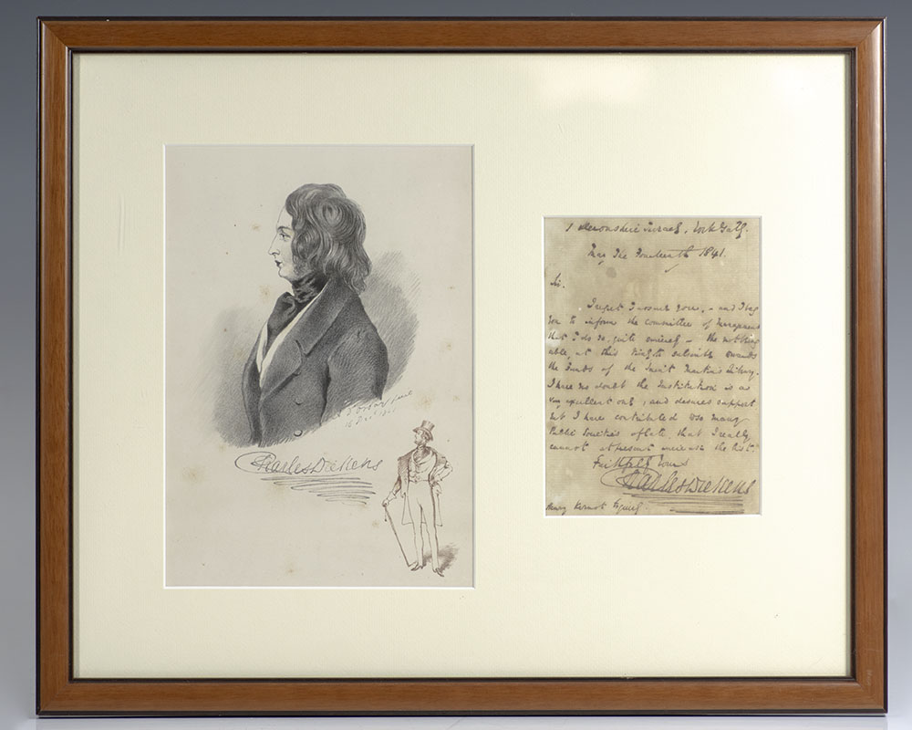 Charles Dickens Autograph Letter Signed.