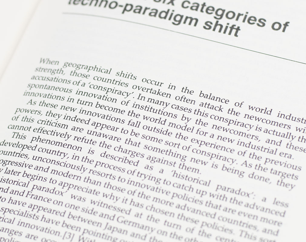 Analyzing Japanese High Technologies: The Techno-Paradigm Shift.