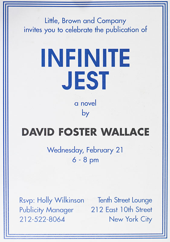 Infinite Jest: A Novel.