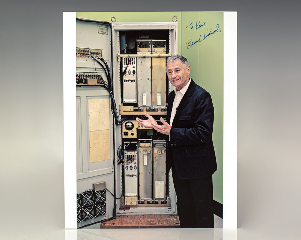 Leonard Kleinrock Signed Photograph.