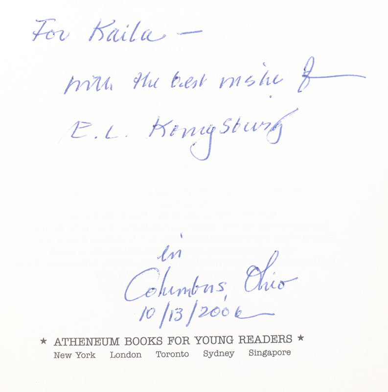 From the Mixed-up Files of Mrs. Basil E. Frankweiler.