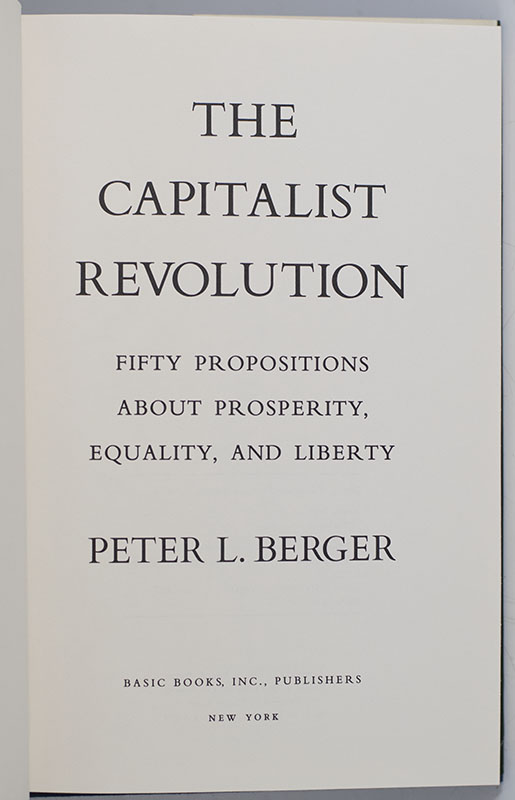 The Capitalist Revolution.