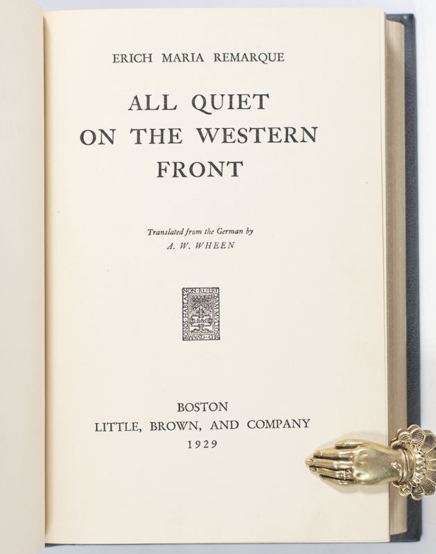 All Quiet On The Western Front.