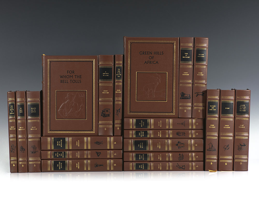 Complete Set of the Works of Ernest Hemingway.