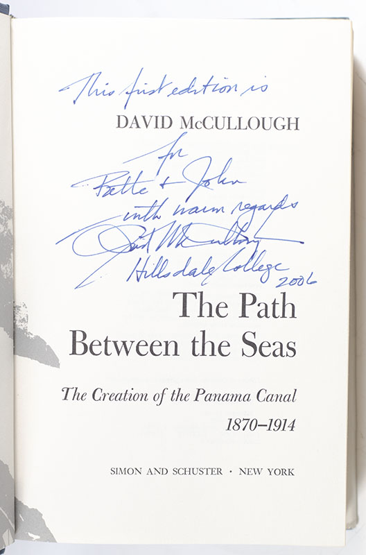The Path Between the Seas: The Creation of the Panama Canal, 1870-1914.