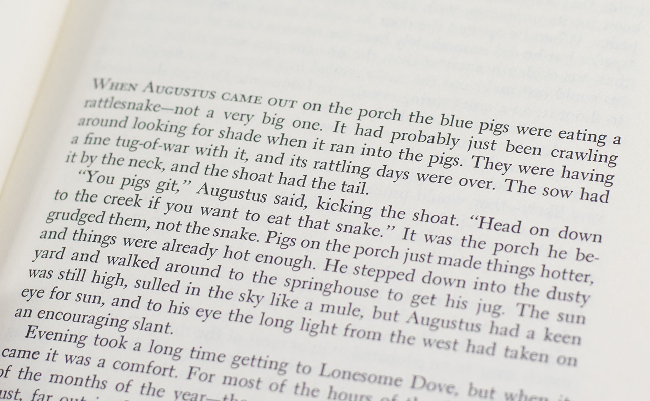 Lonesome Dove.