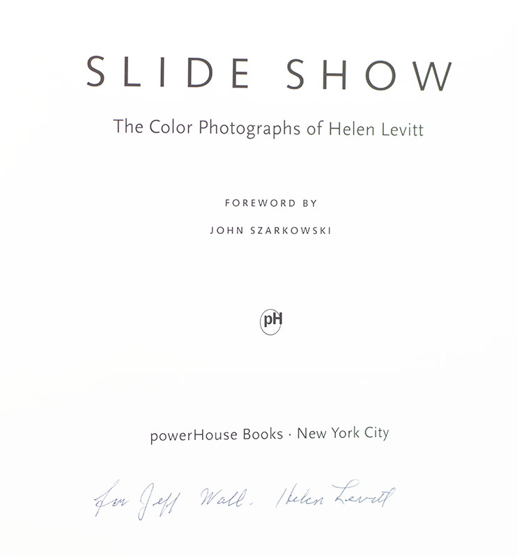 Slide Show: The Color Photographs of Helen Levitt.