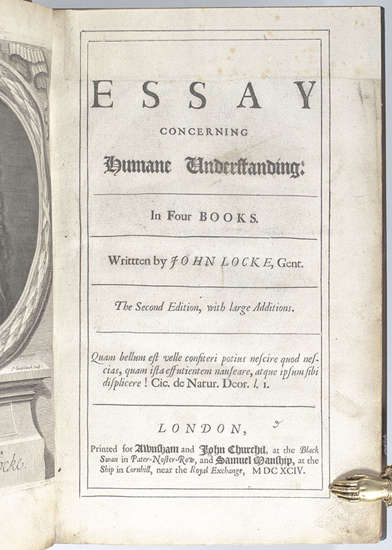 An Essay Concerning Humane Understanding: In Four Books.