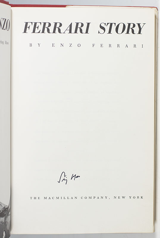 The Enzo Ferrari Memoirs.