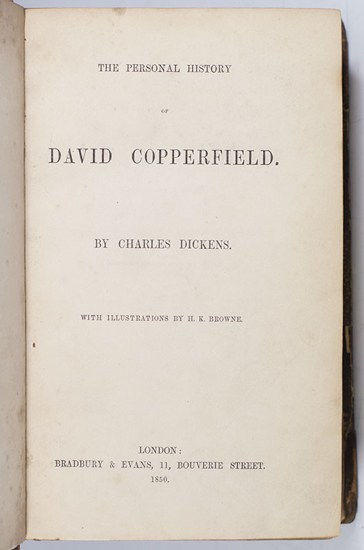 The Personal History of David Copperfield.