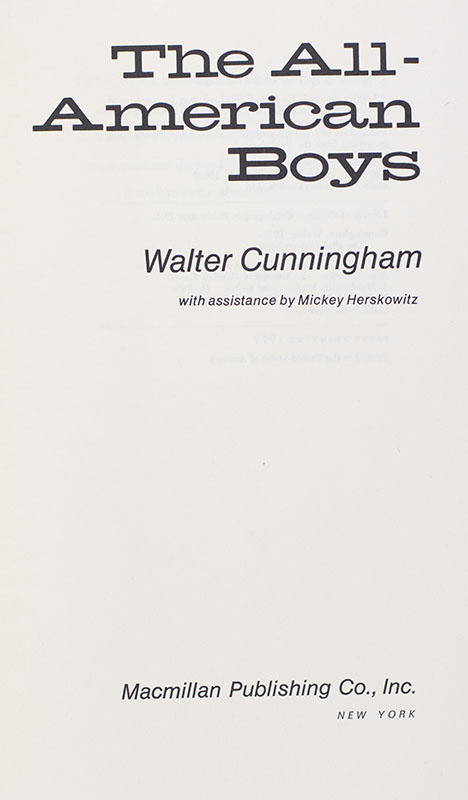 The All-American Boys.