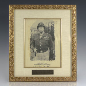 General George S. Patton Signed Photograph.