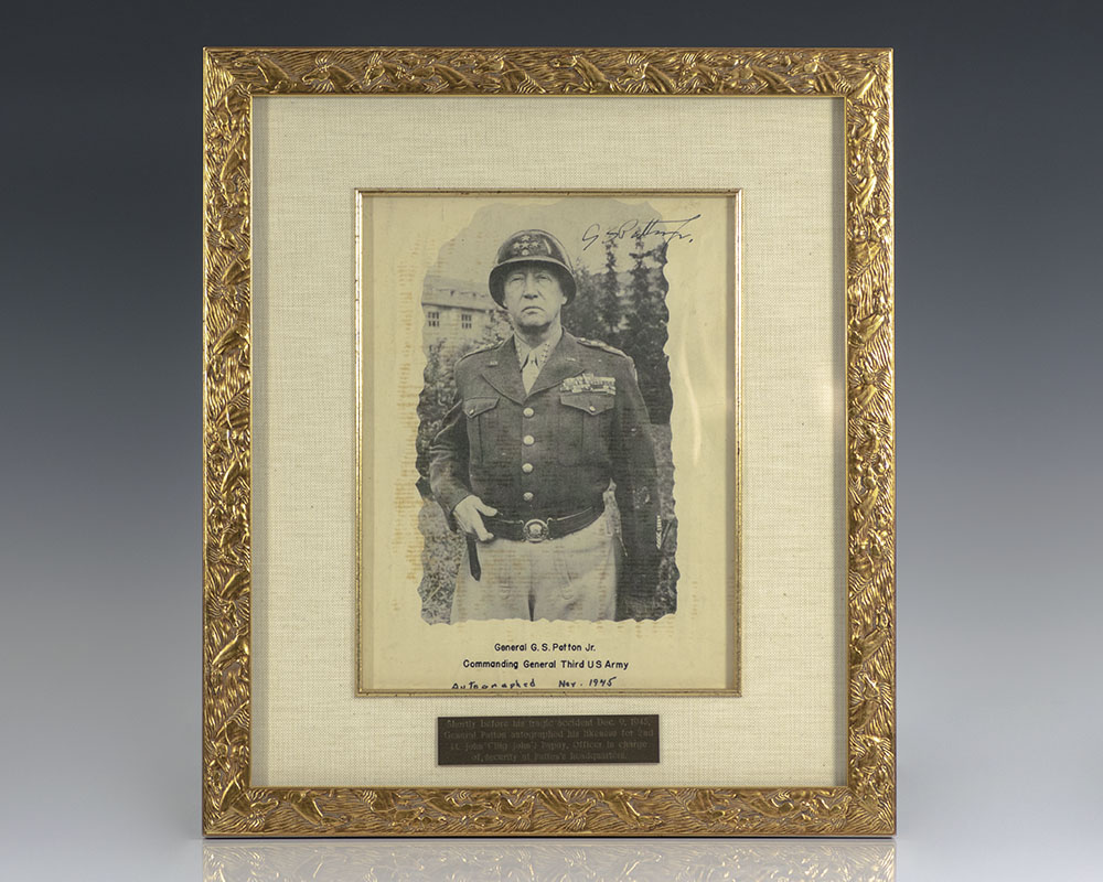 General George S. Patton Signed Photograph.