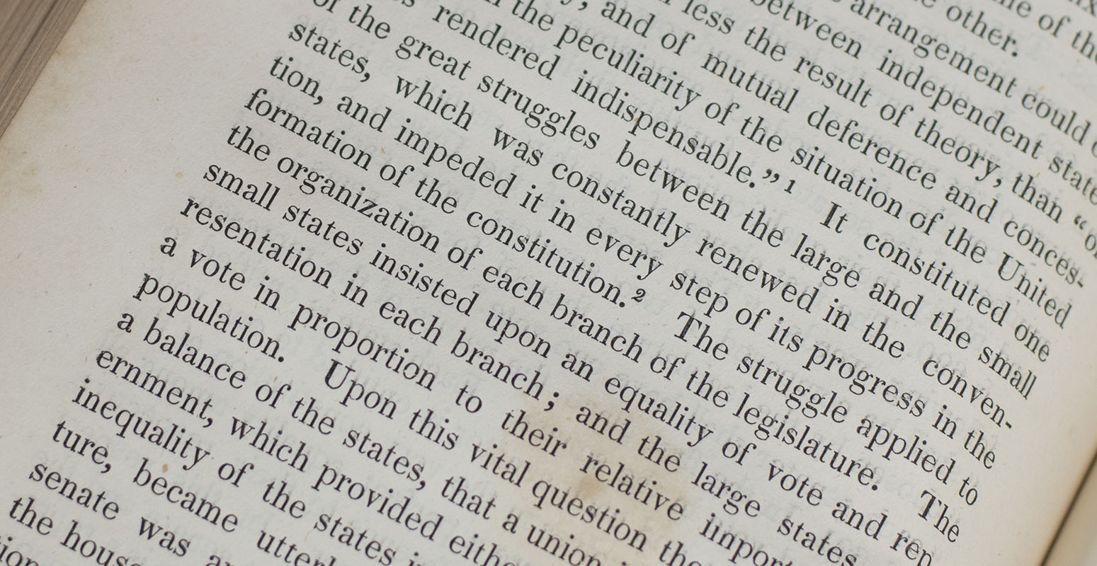 Commentaries on the Constitution of the United States; with a Preliminary Review of the Constitutional History of the Colonies and States, Before the Adoption of the Constitution.