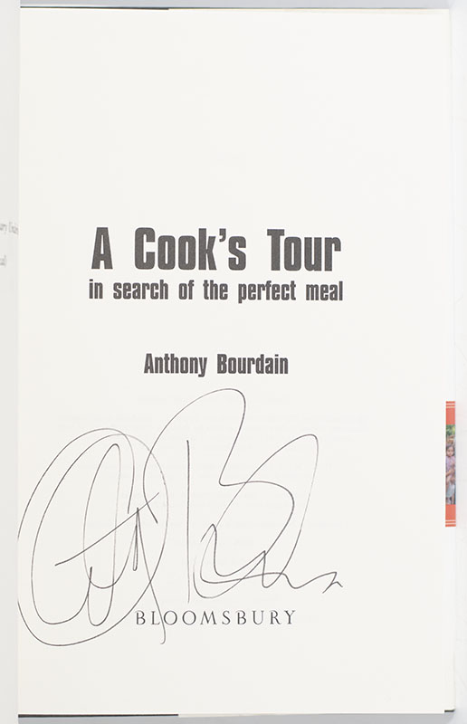 A Cook's Tour: In Search of the Perfect Meal.