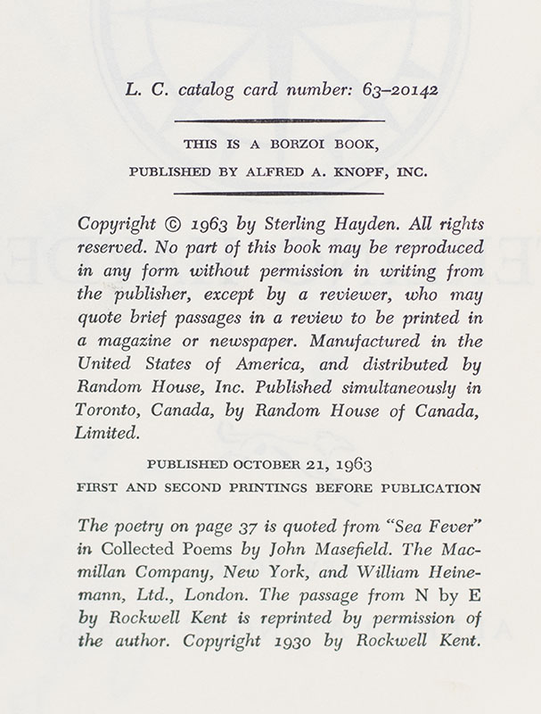 Wanderer: An Autobiography.