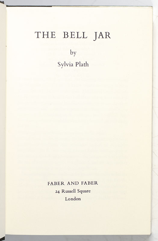 The Bell Jar.