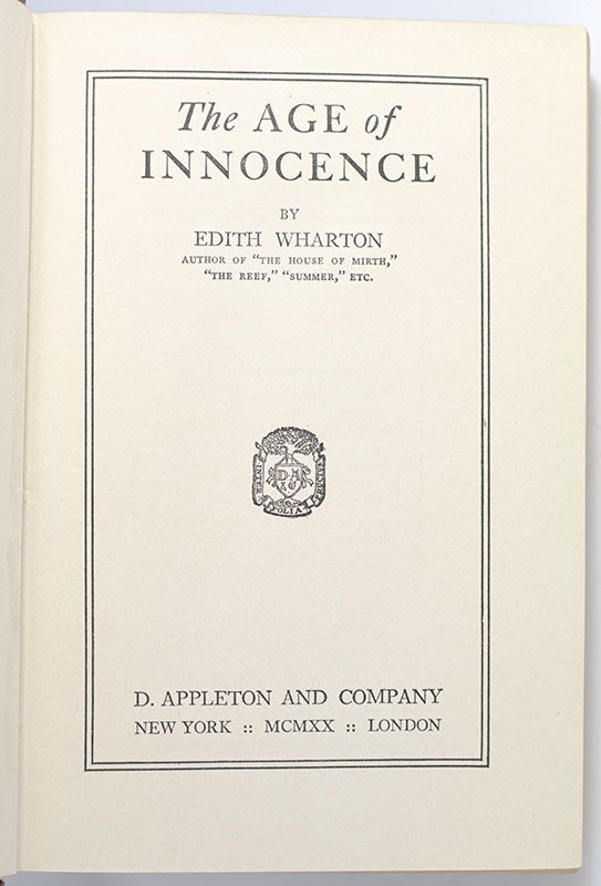 The Age of Innocence.