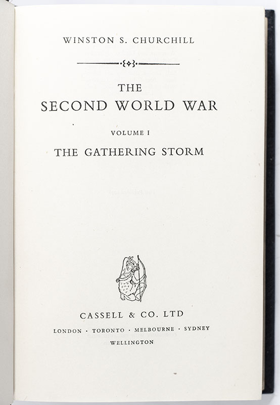 The Second World War: The Gathering Storm; Their Finest Hour; The Grand Alliance; The Hinge of Fate; Closing the Ring; Triumph and Tragedy.