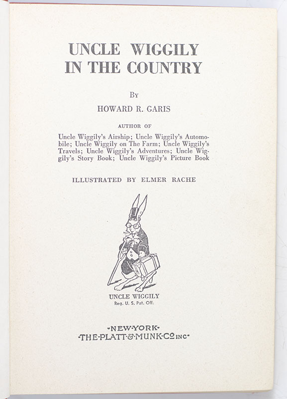 Uncle Wiggily in the Country.