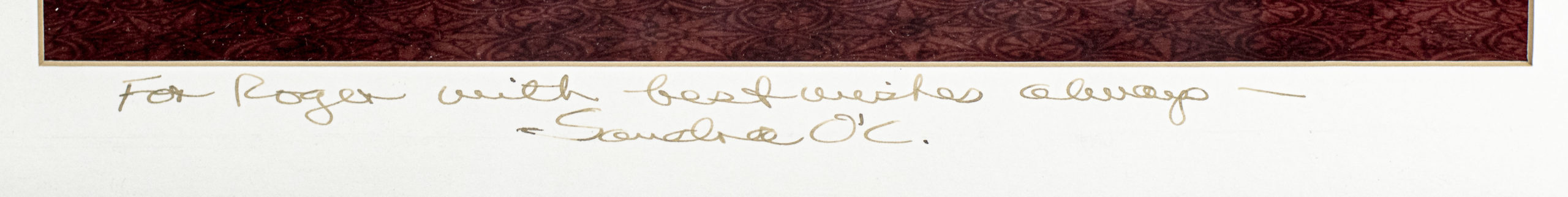 Sandra Day O'Connor Signed Photograph.
