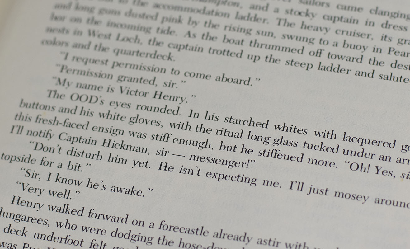 War and Remembrance.