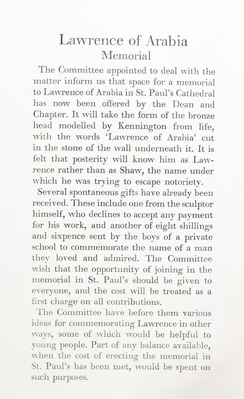 Seven Pillars of Wisdom.