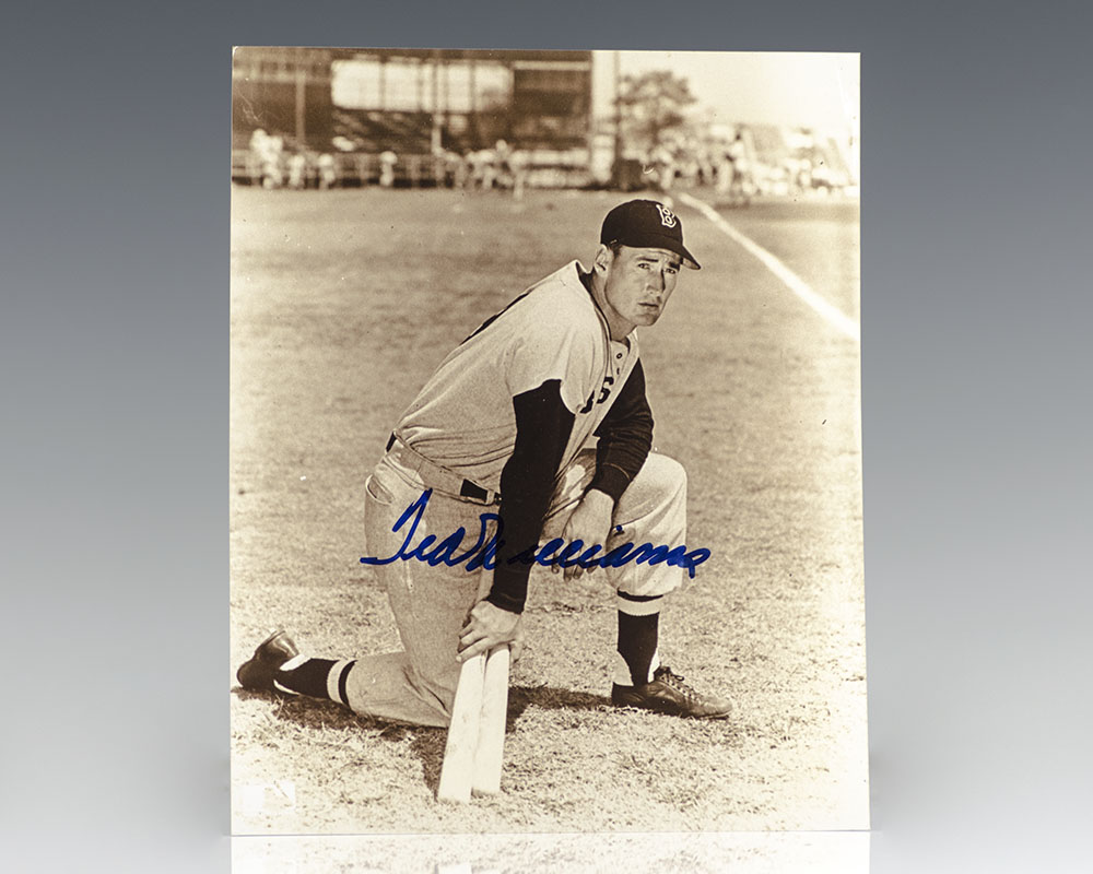 Ted Williams Signed Photograph.