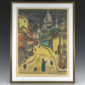 Ludwig Bemelmans Signed Madeline Lithograph.